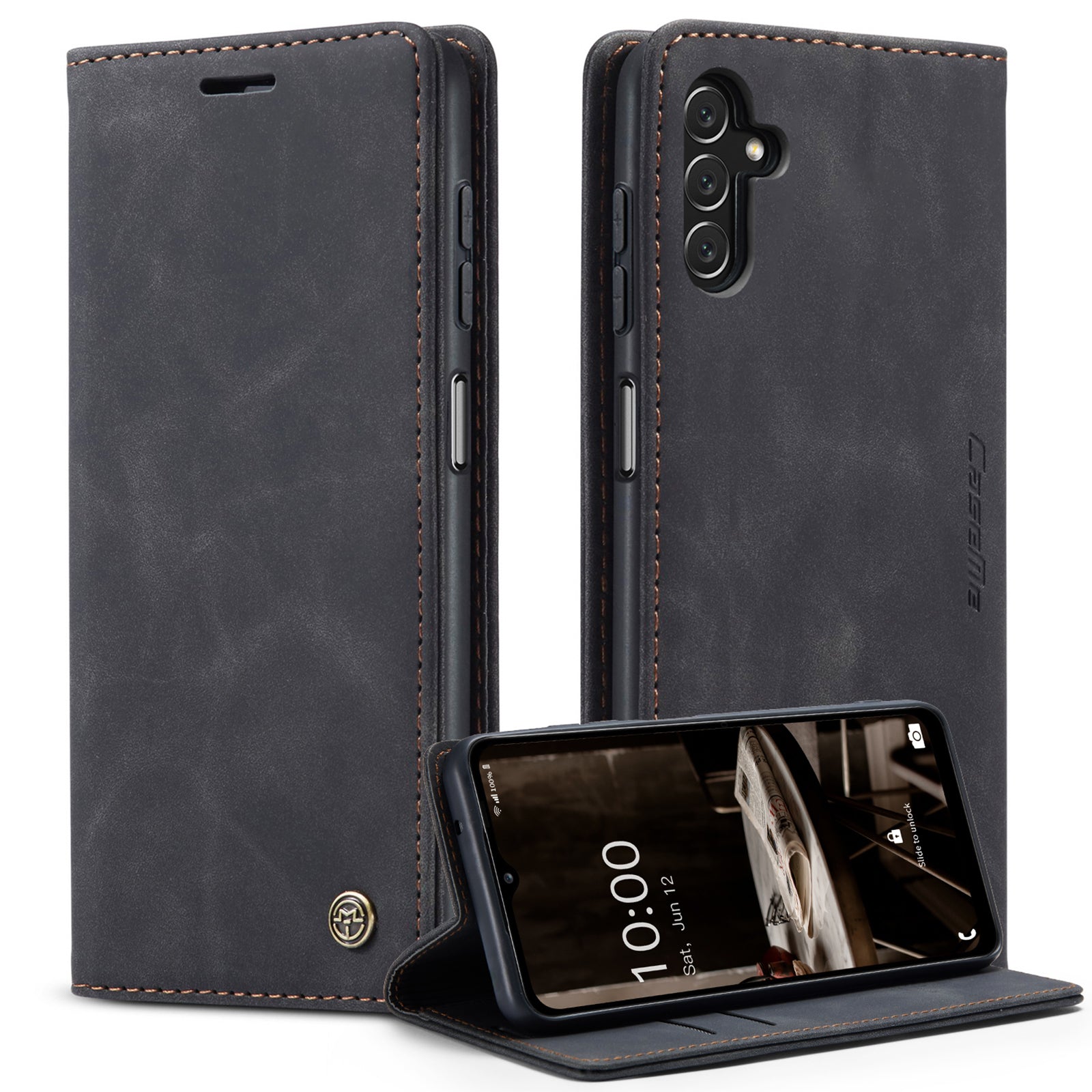 CASEME 013 Series Full Protection Phone Cover For Samsung Galaxy A14 5G Stand Wallet PU Leather Phone Case CASEME 013 Series Full Protection Phone Cover For Samsung Galaxy A14 5G Stand Wallet PU Leather Phone Case
